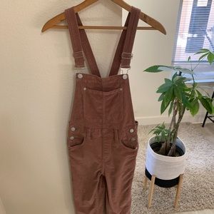 Free People Corduroy Overalls